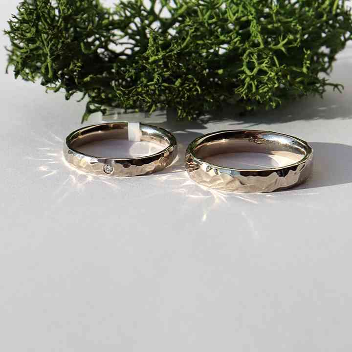 Vestuviniai žiedai Akmuo paveikslėlis